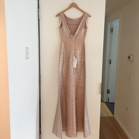 SOLD *HP* Herve Leger Sophia Gown - Picture 3 of 8